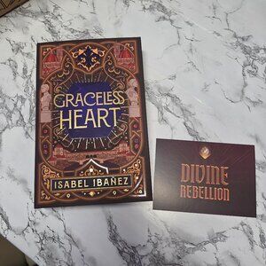 Graceless Heart by Isabel Ibanez Fairyloot January 2026 Divine Rebellion Adult